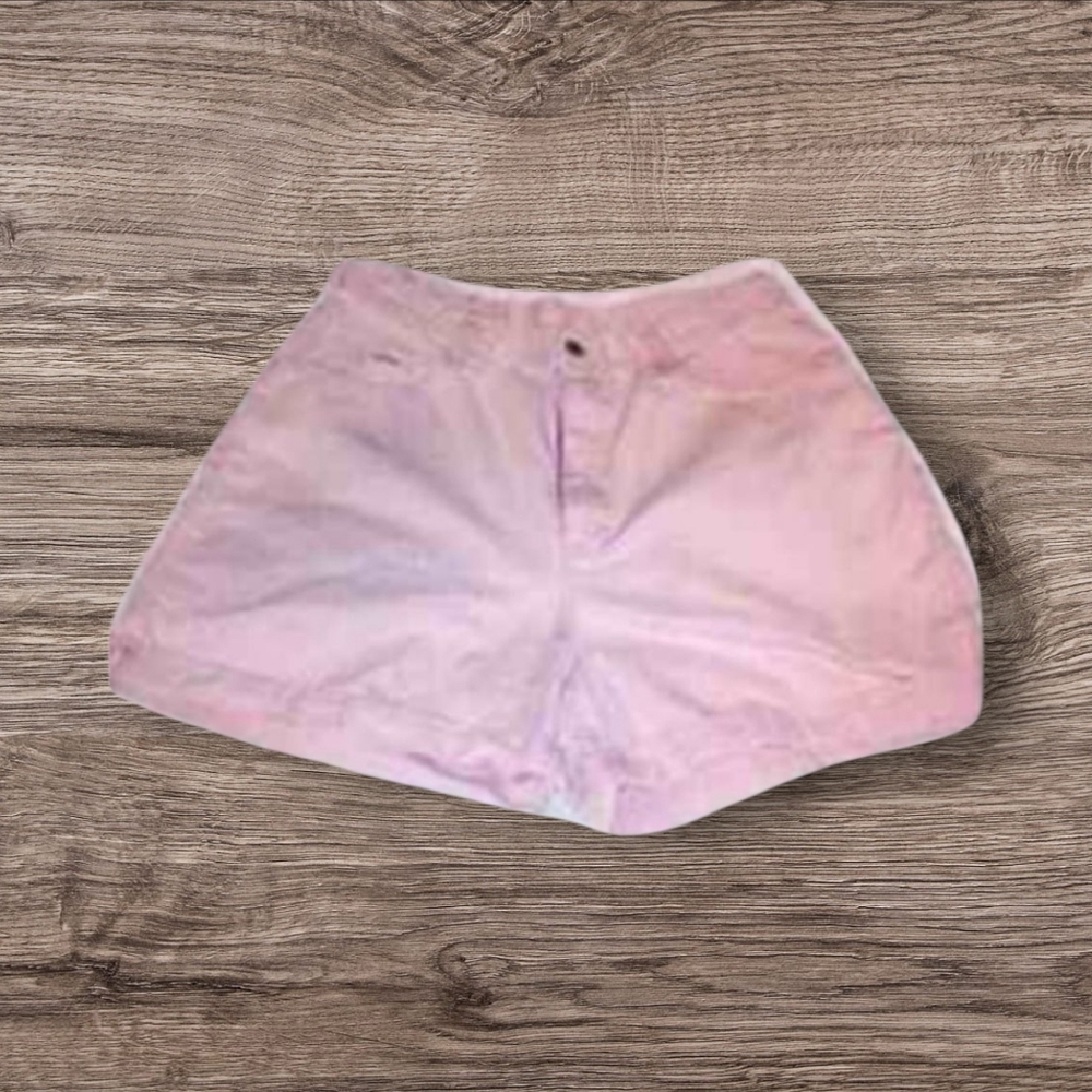G) Vintage Riders by Lee Pink Denim High-Rise Shorts Women’s Size 16